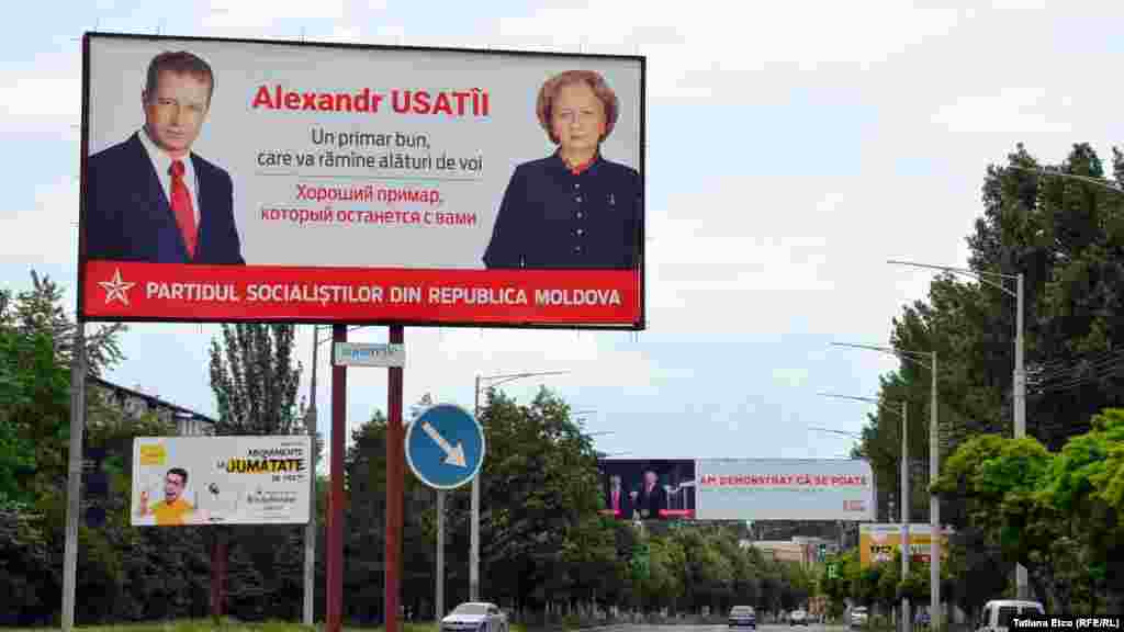 Moldova - Elections 2018, Bălți, posters