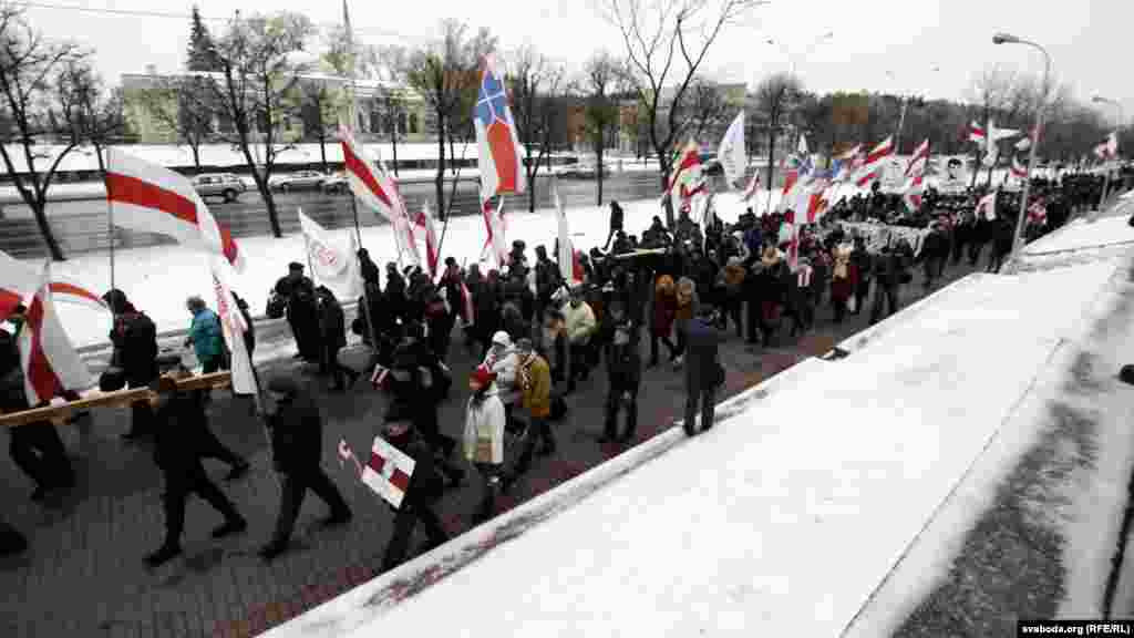 Anım günü yürüşü, Minsk