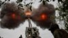 UKRAINE – Ukrainian service members fire a shell from a M777 Howitzer at a front line, as Russia's attack on Ukraine continues, in Kharkiv region, July 21, 2022