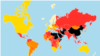 The 2017 World Press Freedom Index compiled by Reporters Without Borders