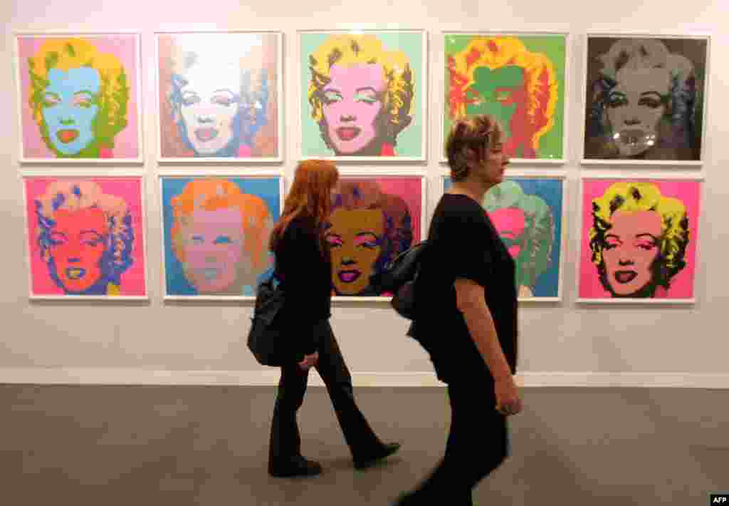 Monroe's massive popularity meant that she was a natural choice of subject for American pop-art supremo Andy Warhol.