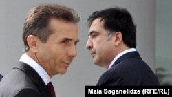 Бидзина Иванишвили (слева) и Михаил Саакашвили