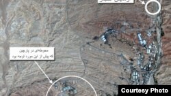 Իրան - Փարչինի ռազմականացված գոտու արբանյակային լուսանկարը, արխիվ 