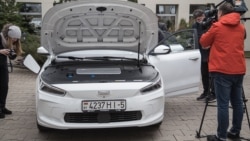 Прэзентацыя электрычнага кітайскага Geely ў Менску. Ілюстрацыйнае фота