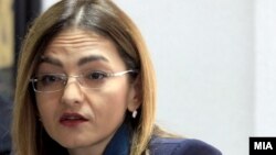 Министерката за внатрешни работи Гордана Јанкулоска 