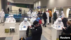 Фурудгоҳи Домодедово дар Маскав дар шароити таҳдиди коронавирус амал мекунад