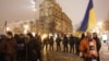 Ukraine Police Upset Tax Protest