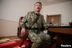 Igor Strelkov șeful militar din Donețk, cetățean rus și fost ofițer FSB.