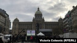Памятная акция на Вацлавской площади. 16 января 2019 г.