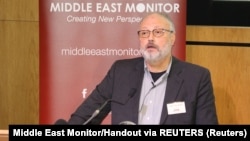 Jamal Khashoggi na događaju u Londonu, 29. septembar 2018. 