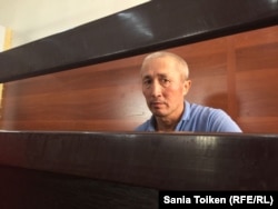 Абловас Джумаев в зале суда. Актау, 31 июля 2018 года.