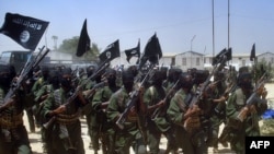 Luptători islamiști din gruparea Al-Qaida în Somalia