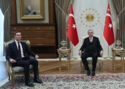 Реджеп Эрдоган и Джаред Кушнер в Анкаре, 2019 год