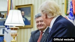 دیدار پترو پروشنکو با دونالد ترامپ در کاخ سفید