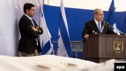 Benjamin Netanyahu Parisdə öldürülən yəhudilərin dəfn mərasimində