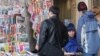 A file photo of a newsstand near a Moscow metro station