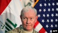 الجنرال ديمبسي خلال زيارته بغداد - 3 آذار 2015