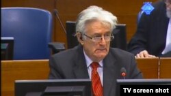 Radovan Karadžić u sudnici Haškog tribunala