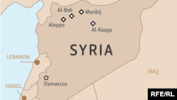 Карта Сирии.