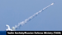 Удар ракетами «Калибр» с подводных лодок «Великий Новгород» и «Колпино», Средиземное море, 14 сентября 2017 года