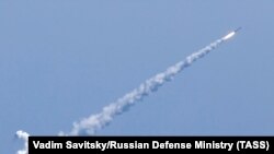 Запуск российской крылатой ракеты. Иллюстративное фото.