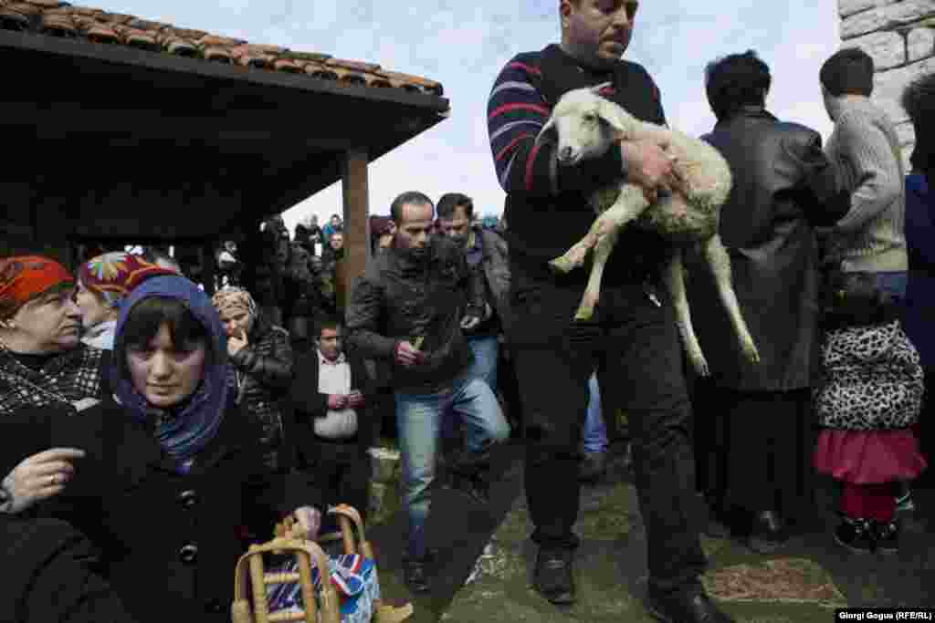 The Church of the Archangel is considered so auspicious that lonely Georgians seeking spouses will often make the Tsachkuru pilgrimage as well. Some try to boost their odds by bringing sheep or other animals to sacrifice.