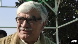 The head of Pakistan's Awami National Party Asfandyar Wali Khan