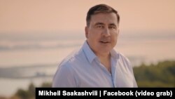 Former Georgian President Mikheil Saakashvili (file photo)