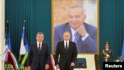 Шавкат Мирзиёев жана Владимир Путин. 2016-жыл