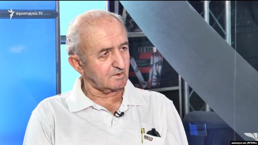 Тесть Грачья Арутюняна Виктор Мартиросян.в эфире «Азатутюн ТВ», Ереван, 24 июля 2017 г․