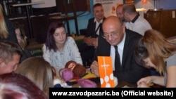 Ministar Vesko Drljača sa štićenicima Zavoda