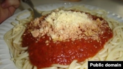 اسپاگتی از غذاهای بسیار محبوب در ایتالیا است.