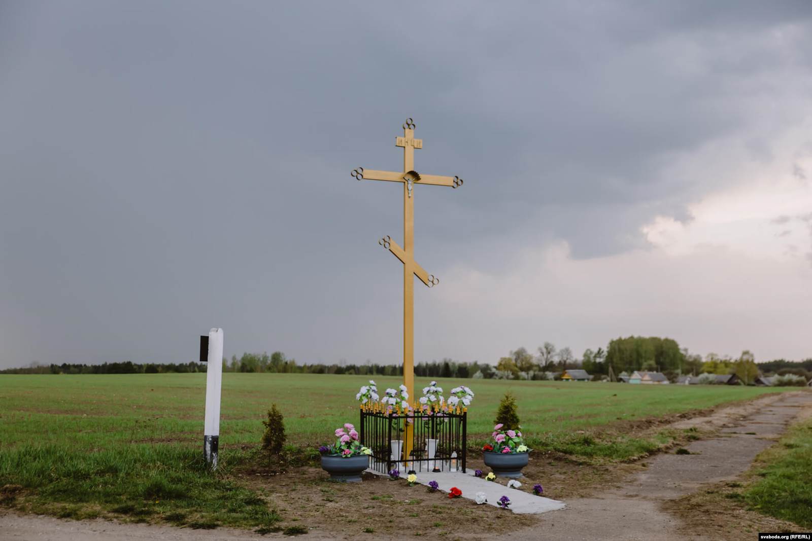 Православный крест в Раках