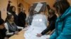 Подсчет голосов на участке в Петербурге 