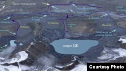 Ситуация с водными ресурсами вокруг месторождения Кумтор. Подготовлено профессором Исакбеком Торгоевым. 