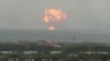 Один из многих десятков взрывов на складах боеприпасов близ Ачинска, Красноярский край, 5 августа 2019