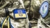 Шевроны чеченского добровольческого батальона имени Джохара Дудаева, воюющего с пророссийскими сепаратистами в составе Национальной гвардии Украины