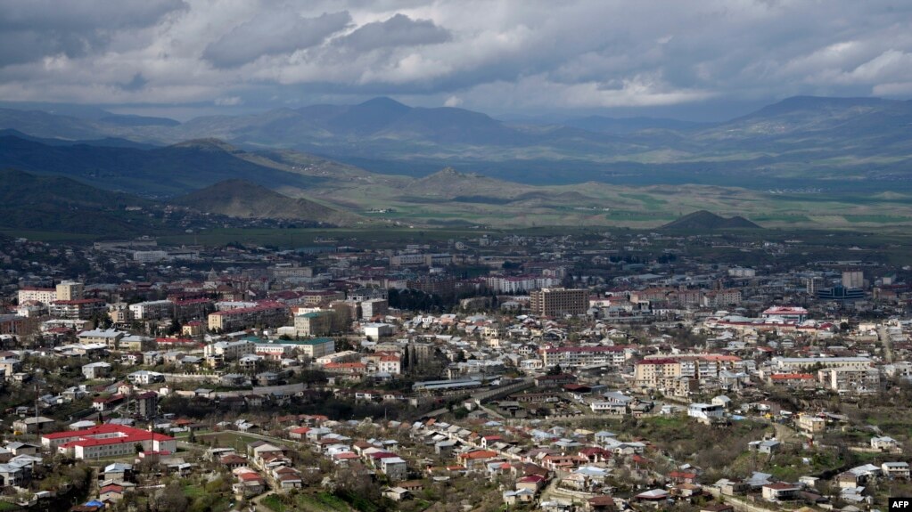 Stepanakert, capitala regiunii separatiste Nagorno-Karabah