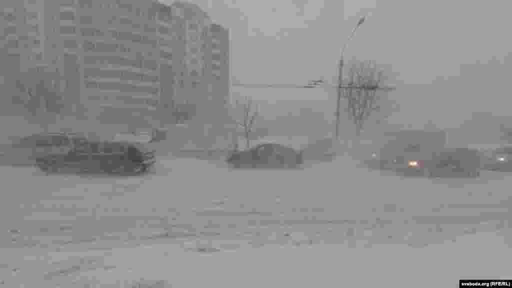  Viscol în Belarus. Minsk 15 martie 2013