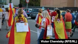 Un protest antiguvernamental în Madrid