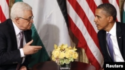 Բարաք Օբամայի եւ Մահմուդ Աբբասի հանդիպումը Նյու Յորքում, 21-ը սեպտեմբերի, 2011թ. 