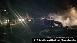 Місце авіакатастрофи під Харковом, 25 вересня 2020 року