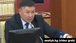 Депутат парламента Кыргызстана Канатбек Исаев.