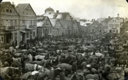 Страчаная традыцыя гарадзкіх кірмашоў. Ліда, 1917 год
