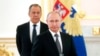 ولادیمیر پوتین و وزیر خارجه‌اش سرگئی لاوروف