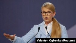 Украинский политик Юлия Тимошенко, лидер оппозиционной партии «Батькивщина». 