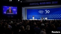 Շվեյցարիա, ԱՄՆ նախագահ Դոնալդ Թրամփը մասնակցում է Համաշխարհային տնտեսական համաժողովին, Դավոս, 21 հունվարի, 2020թ.
