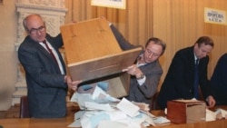 Всеукраїнський референдум 1 грудня 1991 року, одна з дільниць у Києві