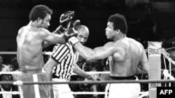 Ali fights George Foreman in Zaire.