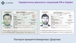 Алексей Ломако жана Руслан Кирик деген ат менен берилген паспорттор